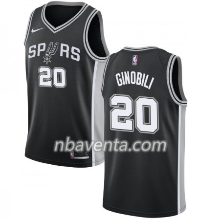 Camiseta Hombre San Antonio Spurs Manu Ginobili 20 Nike 2017-18 Negro Swingman Camiseta Hombre San Antonio Spurs Manu Ginobili 20 Nike 2017-18 Negro Swingman